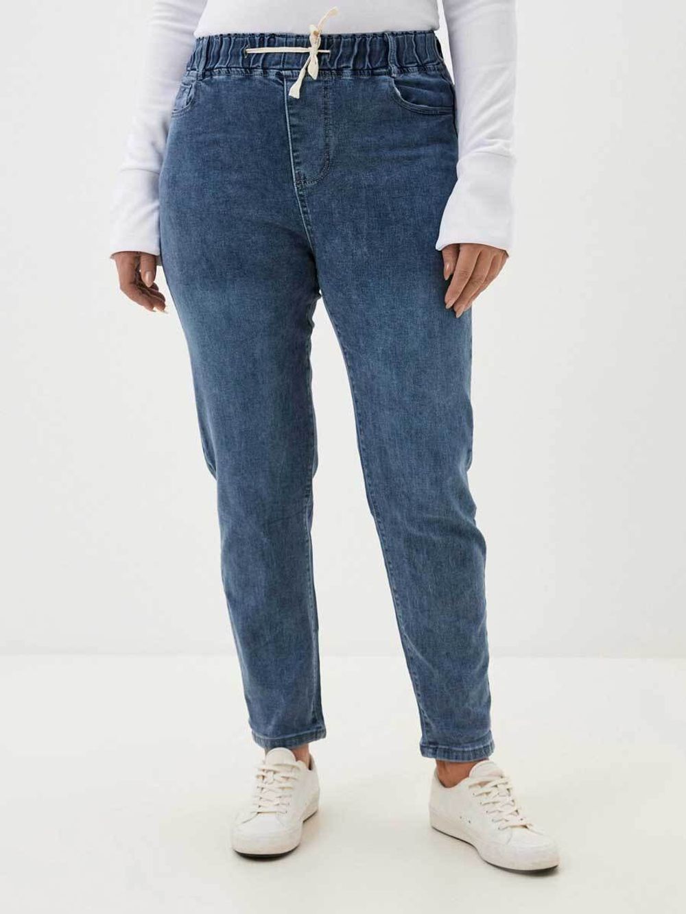 Джинсы на резинке больших размеров