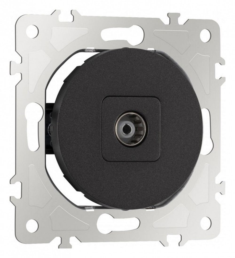 ТВ-розетка без рамки Arte Milano am-202 202.43-1.black