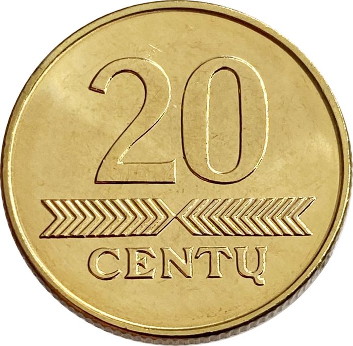 20 центов 2008 Литва