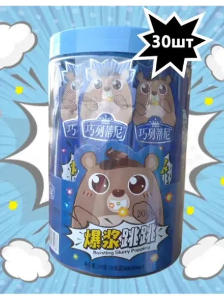 Взрывная карамель шипучка Веселый Бурундук 15 г * 30 шт