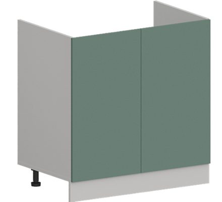 Кухня Модуль ШНМ 800 Ликата / Матовая мята
