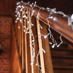 ULD-B3010-200-DTA WHITE IP20 Бахрома светодиодная с контроллером. 200 светодиодов. 3 м. белый. IP20. провод прозрачный