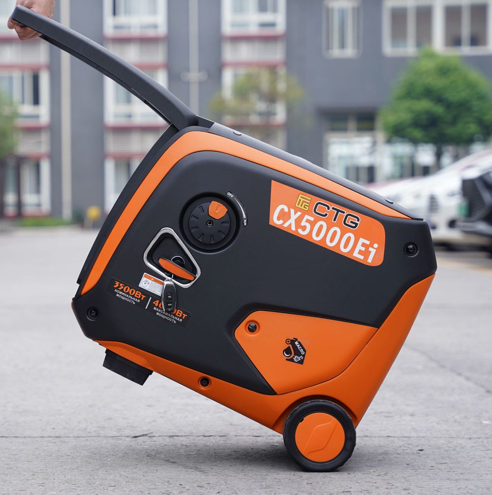 Генератор бензиновый инверторный CTG CX5000Ei - [3.5 кВт / 220V / Lifan 225iE] электростарт