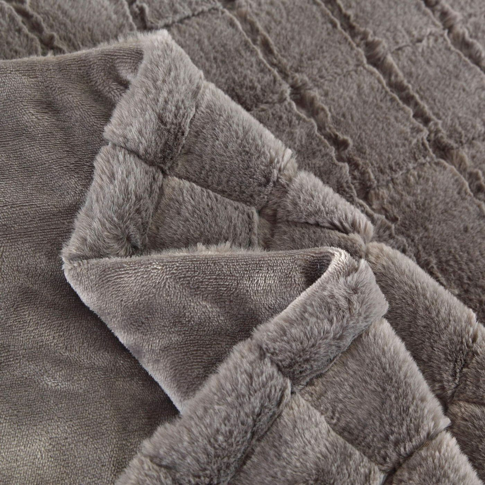 Плед 160х220 Sofi De MarkO Мадлен серый