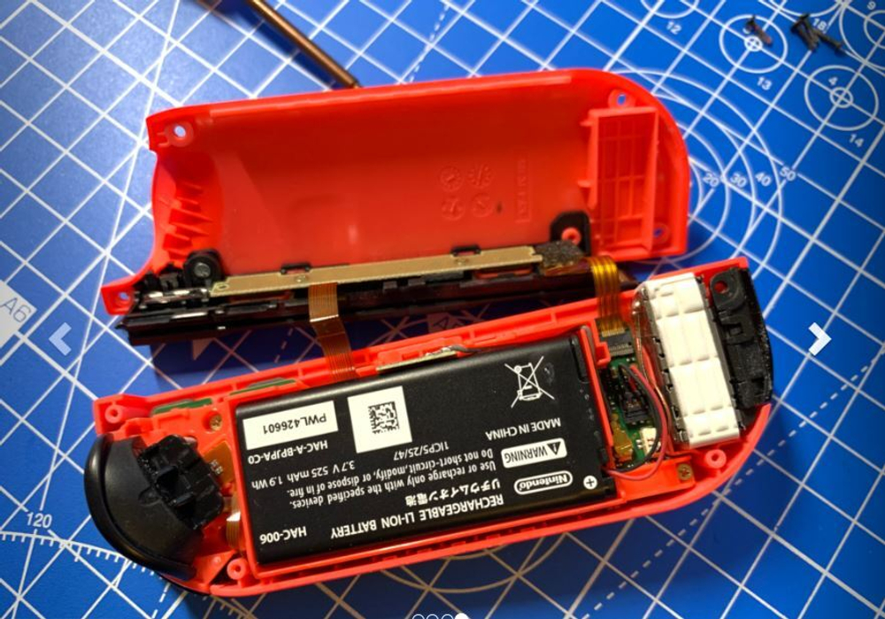 Ремонт аккумулятора Nintendo Switch Joy-Con