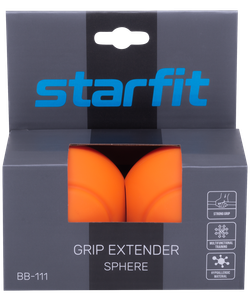 Комплект расширителей хвата BB-111, d=25 мм, сфера, оранжевый, 2 шт.