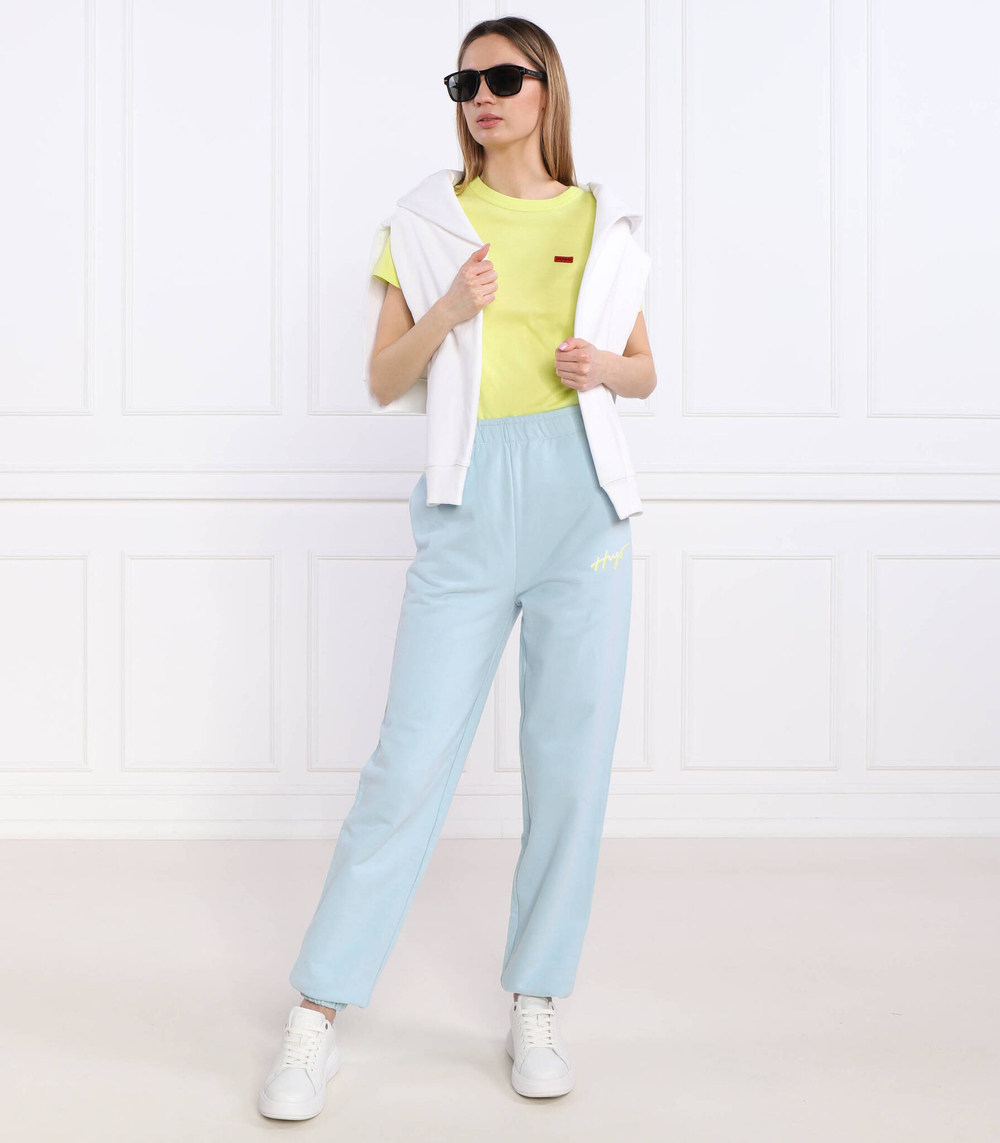 Футболка Classic Tee_1 HUGO - лимонный(50489117)