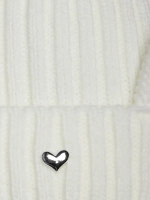 Шапка зимняя с помпоном и ушками для девочки