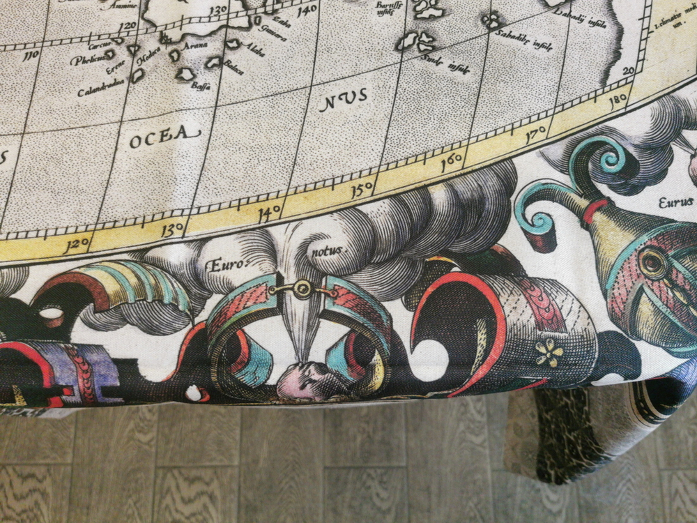 Скатерть "Карта мира по Птолемею"