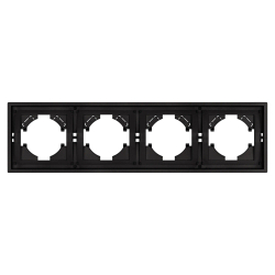 Рамка пластиковая FRM-TENDO-SFPL-4-BK (Arlight, -) 054654