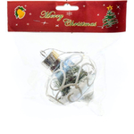 Подвеска прозрачная 8см, пак