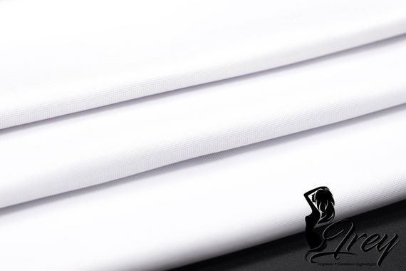 Ткань утяжка, белый 001