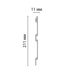Панель декоративная Decomaster D325 ДМ 210х12х2900мм