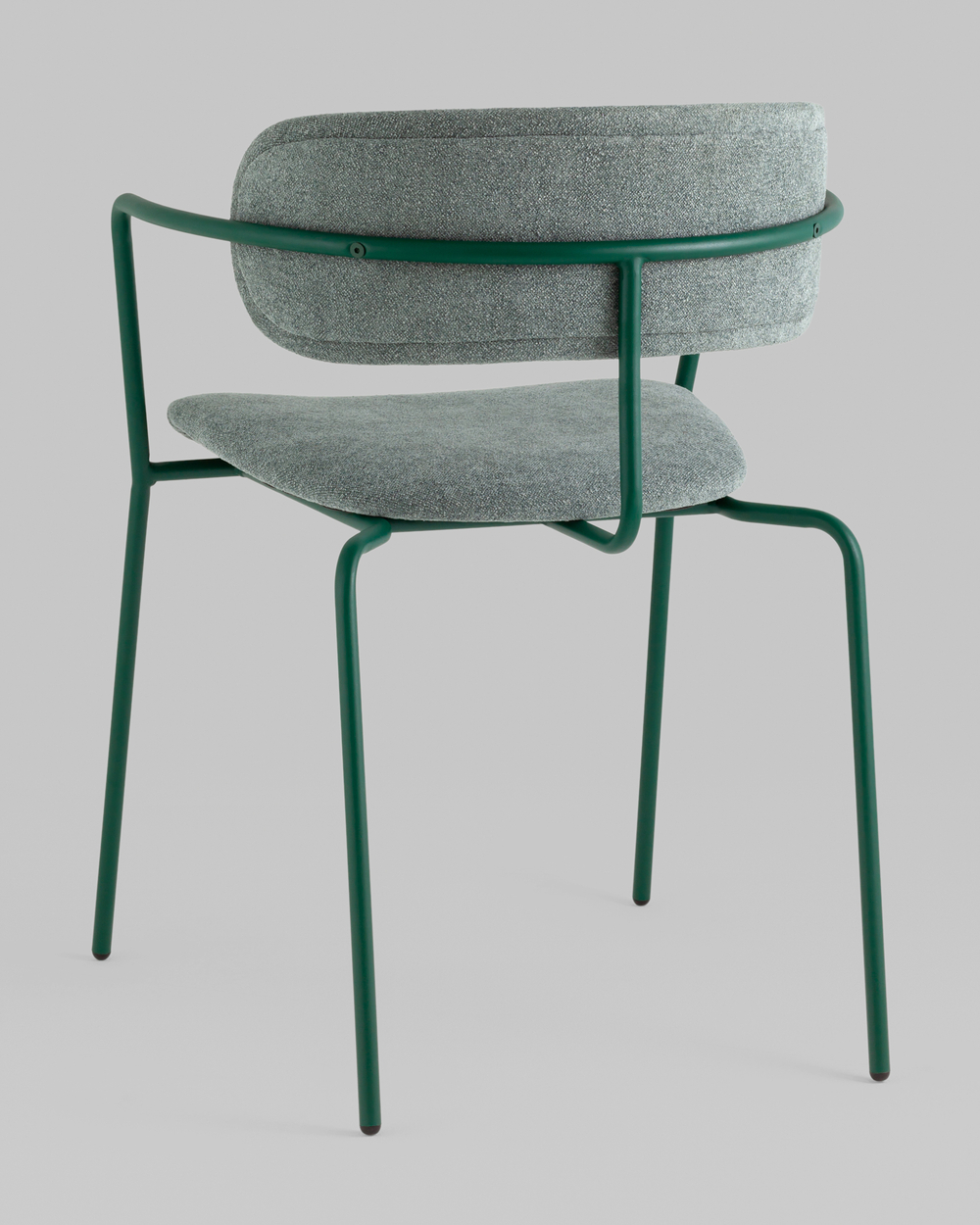 Стул Дженни букле зеленый каркас зеленый полуглянцевый муар
