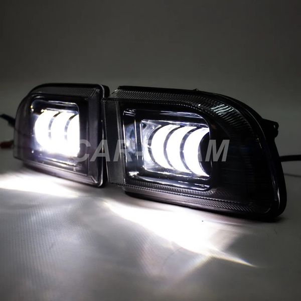 Противотуманные фары (ПТФ) линзованные "Sal-Man" на Chevrolet Lacetti (арт. 01511) (3 диода LED 50W)