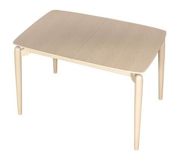 Стол К-120 1200(+350)*800*75/беленный дуб