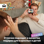 MOZABRICK Фотоаппарат конструктор детский с фотокарточками 60012, 537 элементов, развивающий, пластик
