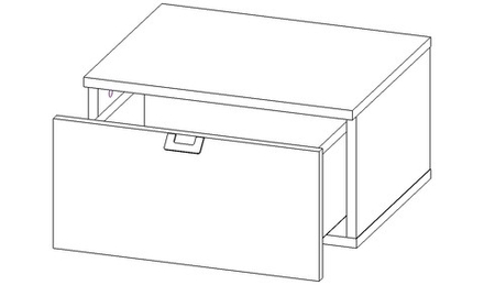 Тумба прикроватная Омега