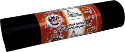 Мешки мусорные в рулонах 240 л 88х140 см 55 мкм Дачные (10/100шт)