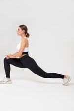 Легинсы компрессионные с высокой талией