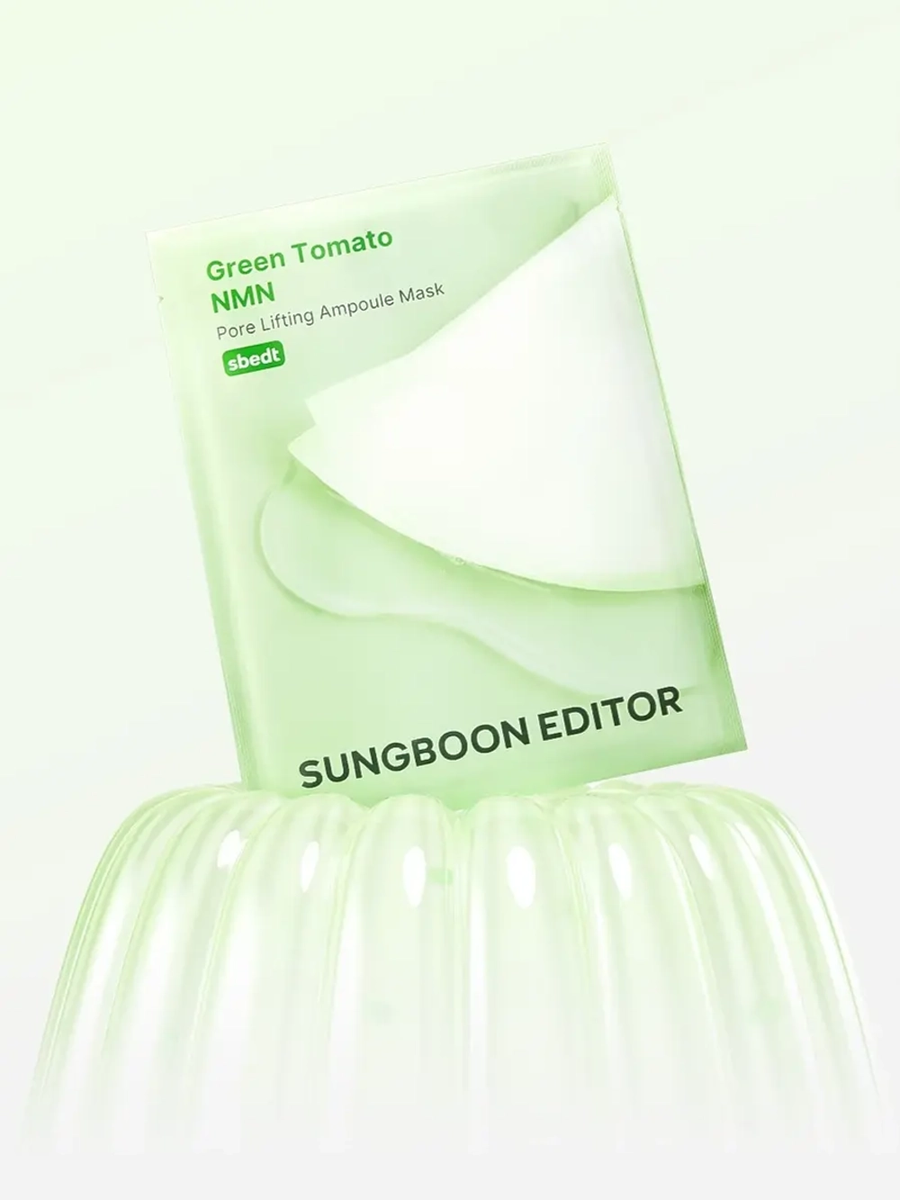 Sungboon Editor Тканевая маска для сужения пор Green Tomato NMN Pore Lifting Ampoule Mask 23 гр х 10 шт