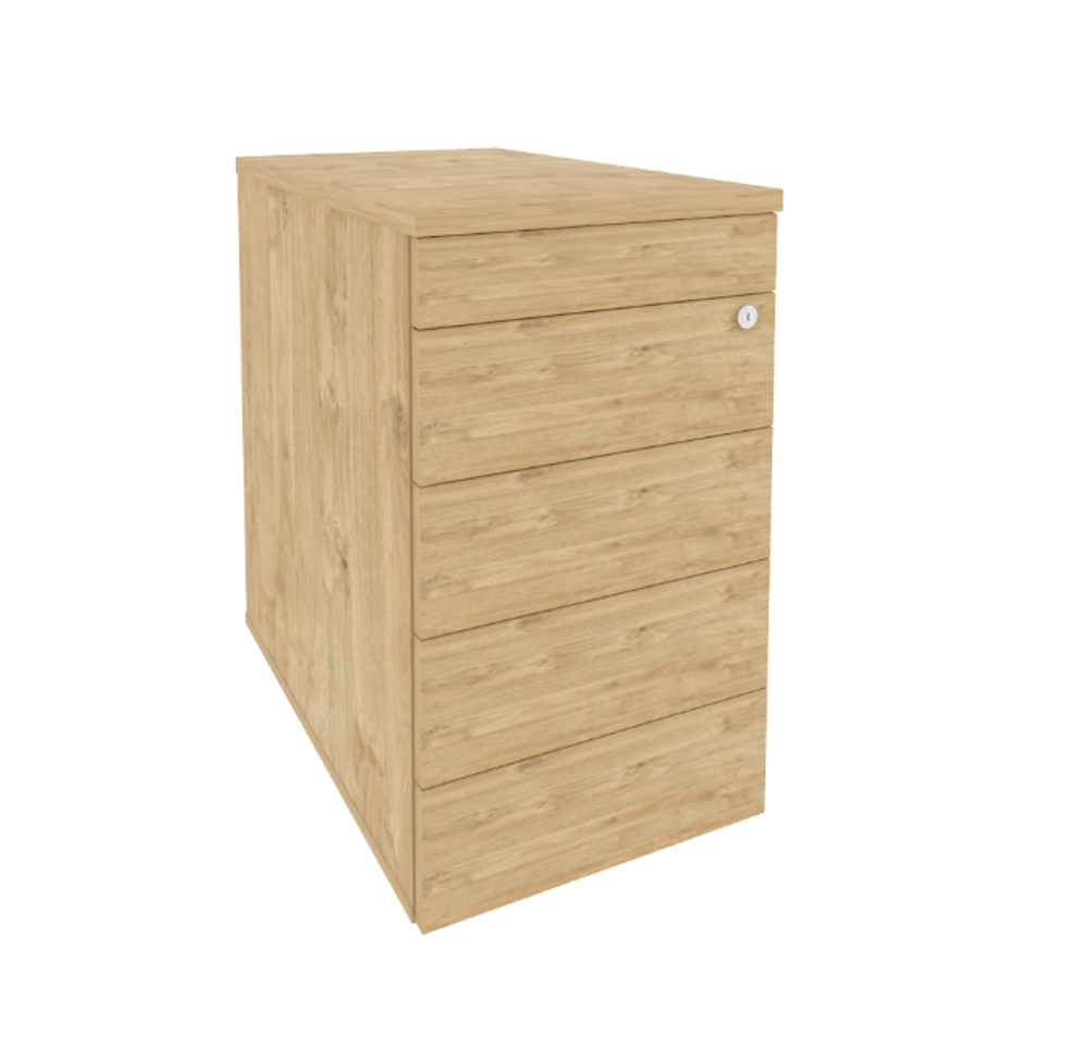 Тумба приставная 4 ящика TIP-ON Onix Direct