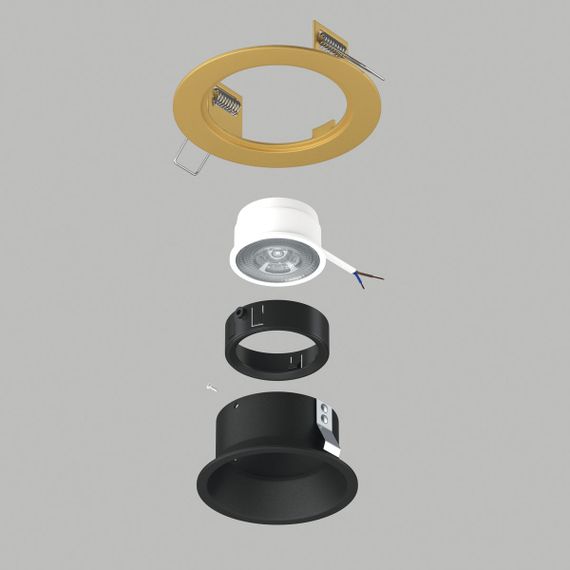 Комплект со светильником Lightstar Domino Round (214613+214607+214007) D61307BMOD