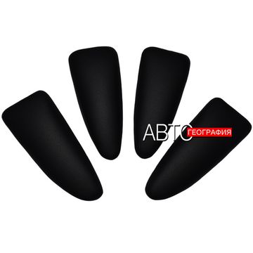 Мягкие накладки на ручки дверей Geely Emgrand EC7 (2009-2017) из экокожи