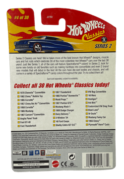 Hot Wheels Classics Series 2: 1957 Chevy Bel Air Convertible (Red) (#4 of 30) (2006)