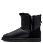 Ugg Mens Classic Mini Double Zip Metallic Black