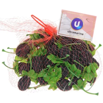 Муляж «Ягодки черные» 50шт в сетке