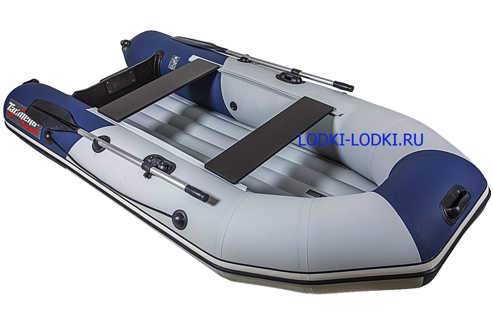Таймень NX 2900 НДНД серый-синий (Лодка пвх под мотор)