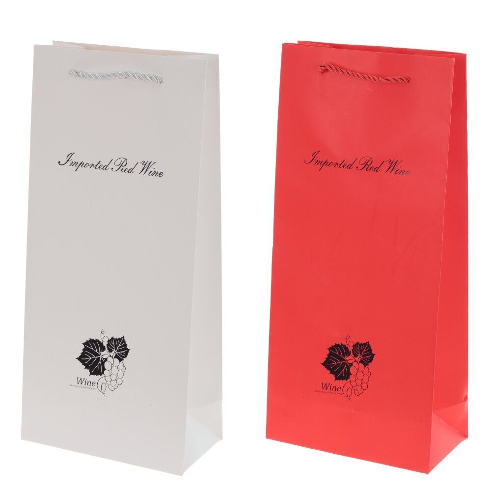 GAEM Пакет подарочный для бутылок (бумага 210г/м2, блок 12шт), L16 W8,5 H35 см, 2в.