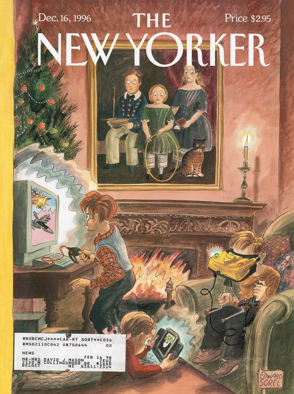 Журнал The New Yorker 16-12-1996, обложка