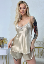 ОТ 300 Р/ШТ Пижама 42-48 бежевый