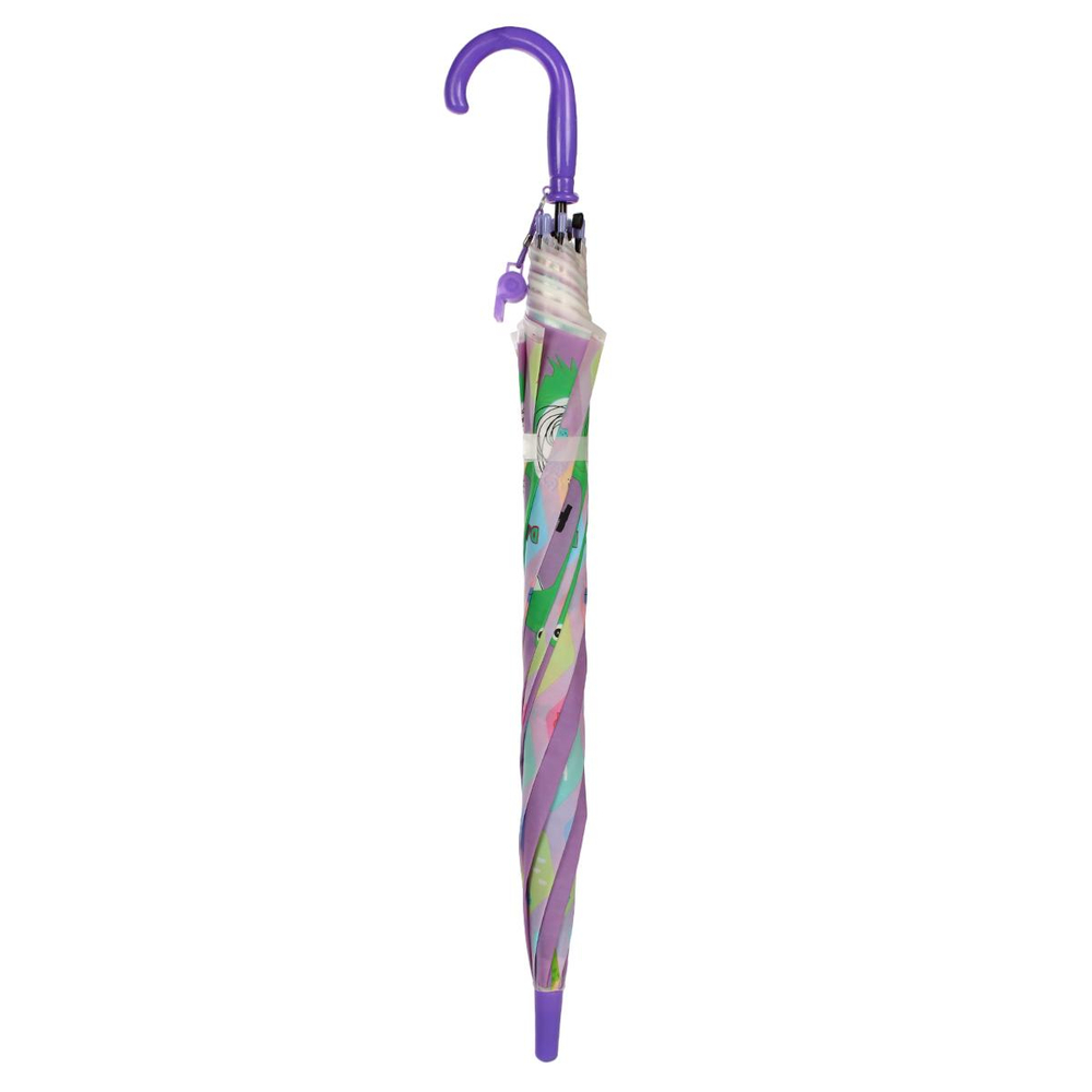 Зонт Динозаврики сиренеый, д-50 см, длина 62 см, с-30187