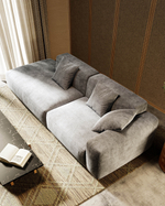 3-х местный нераскладной диван с лаундж модулем SAGA 010/007