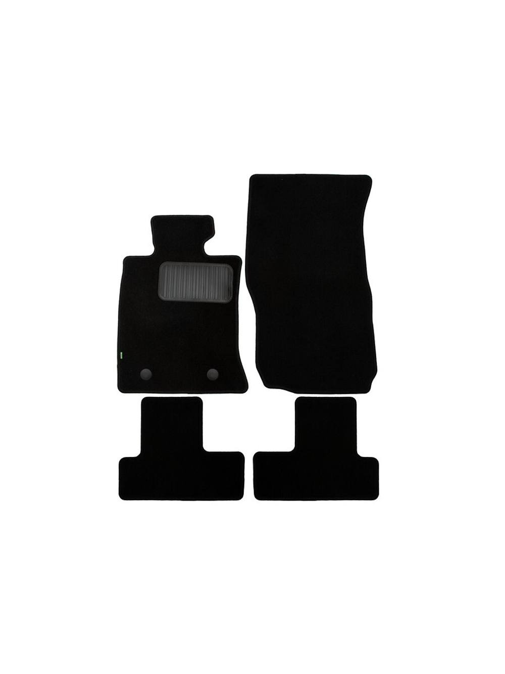 Коврики в салон для MINI Cooper 3D АКПП 2006-2010, 2010-2013, хэтчбек, 4 шт. (текстиль) KLEVER02850101210KH