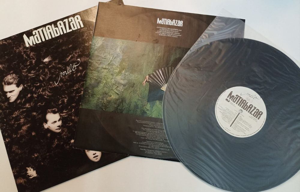 Винтажная виниловая пластинка LP Matiabazar Melo (Италия 1987)