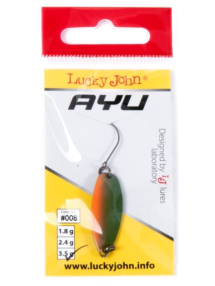 Блесна колеб. Lucky John TR AYU длин.31мм/03.5г 008