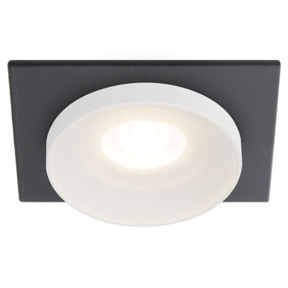 Светильник встраиваемый декоративный ЭРА DK96 BK под лампу MR16 GU5.3 черный | Декоративные встраиваемые светильники