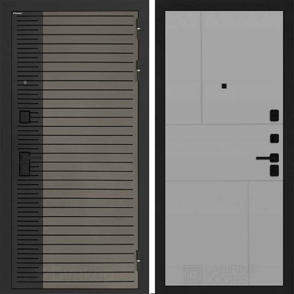 Входная дверь Бункер BN-15 - 21 Грей софт