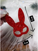 Брошь зайчик из эпоксидной смолы