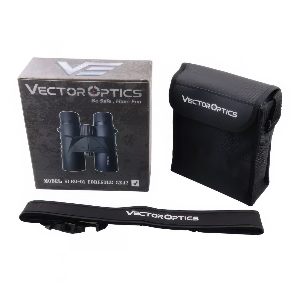 Бинокль Vector Optics Forester 8x42 — комплект поставки