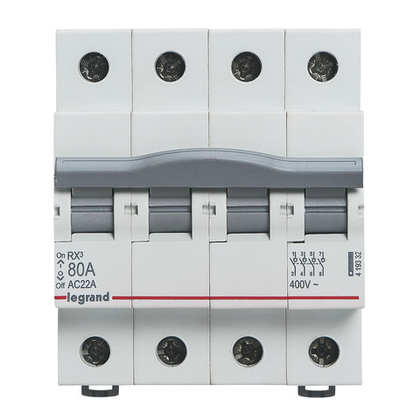 Выключатель-разъединитель 4П 80A Rx3 Legrand