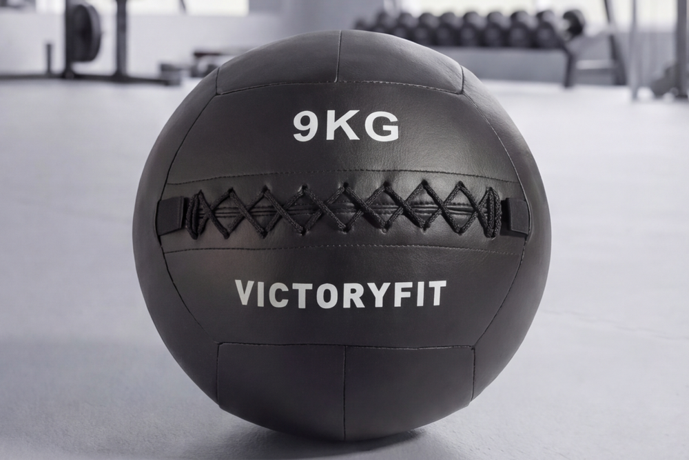 Мяч тренировочный (Wall Ball) 9 кг VictoryFit VF-WBA090