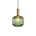 Pendant design lamp Iris B  (Green)