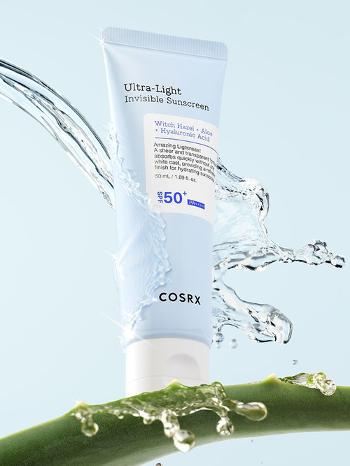 Ультралегкий солнцезащитный крем Cosrx Ultra-Light Invisible Sunscreen SPF 50+