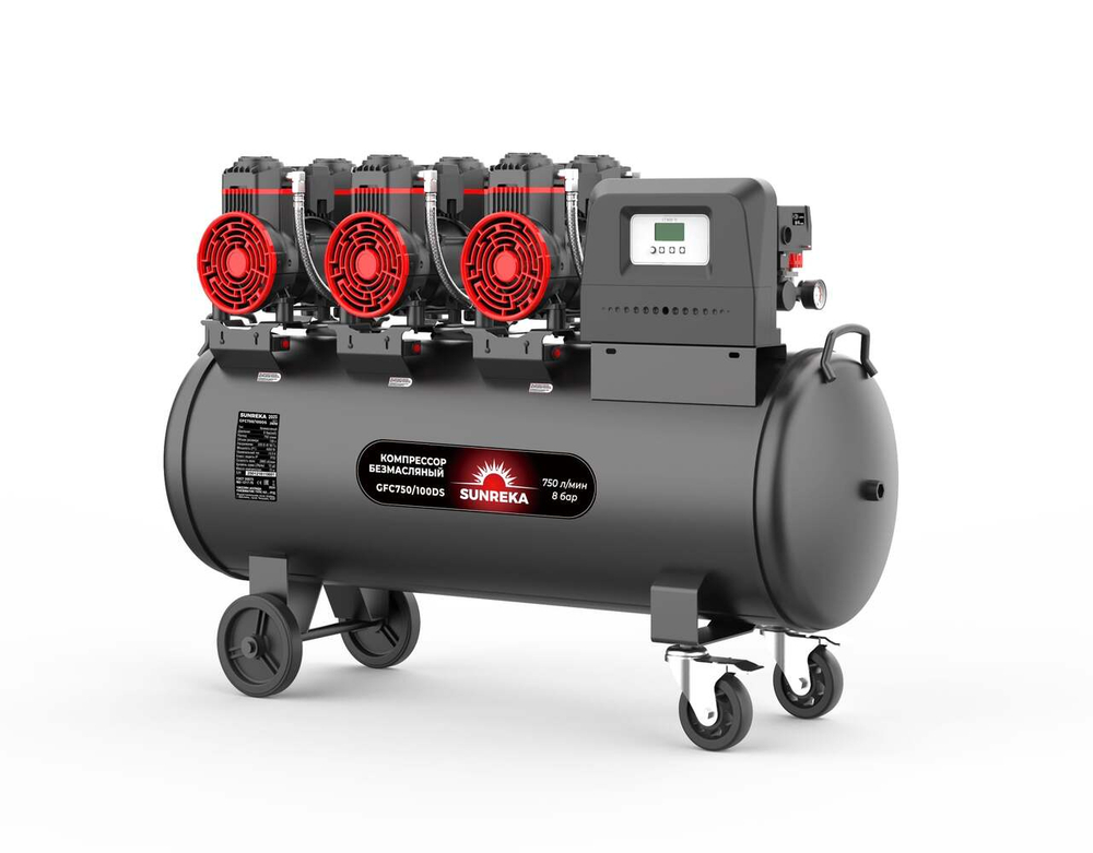 Компрессор поршневой SUNREKA GFC750/100DS