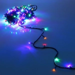 Гирлянда для дома 24м 280 ламп LED зелен.пров.,8 реж, IP-20, Мультицвет (возможность соединения)